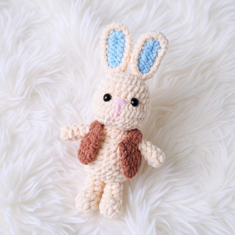 Bunny Amigurumi Crochet Pattern - Adorable "Blue Dreams" DIY Stuffed Animal Toy - Instant Download PDF - Image 3