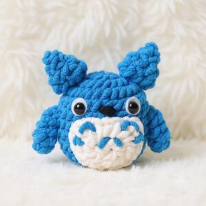 Blue Fox Amigurumi Crochet Pattern - Adorable DIY Stuffed Animal Toy - Instant Download PDF