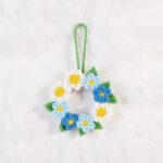 Blue Wreath Amigurumi Crochet Pattern - Whimsical DIY Home Decor - Instant Download PDF