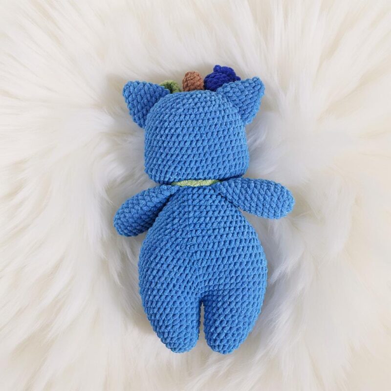Blueberry Cat Amigurumi Crochet Pattern - Adorable DIY Stuffed Animal Toy - Instant Download PDF - Image 5