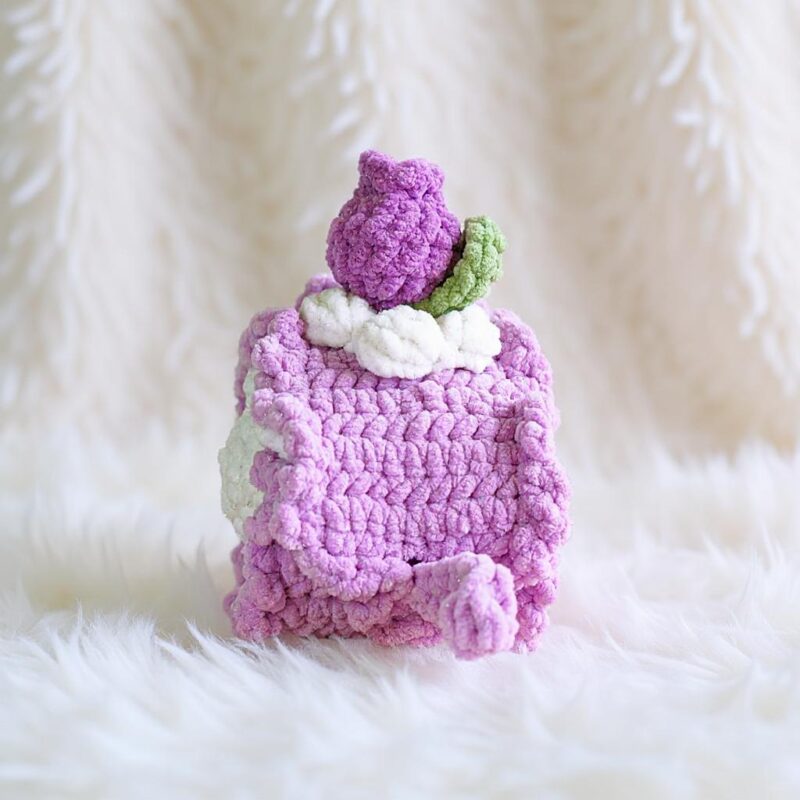 Blueberry Cat Swiss Roll Amigurumi Crochet Pattern - Adorable DIY Stuffed Animal Toy - Instant Download PDF - Image 3