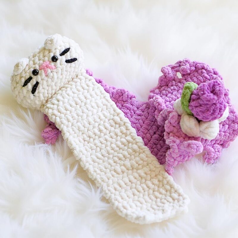 Blueberry Cat Swiss Roll Amigurumi Crochet Pattern - Adorable DIY Stuffed Animal Toy - Instant Download PDF - Image 6