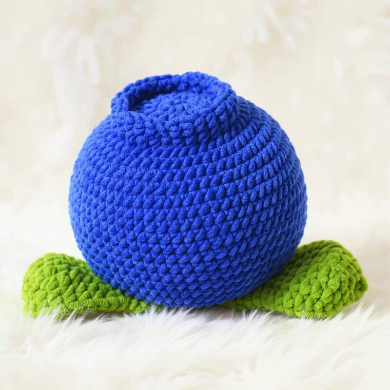 Blueberry Pillow Amigurumi Crochet Pattern - Cute & Cozy - DIY Stuffed Fruit Cushion - Instant Download PDF - Image 2