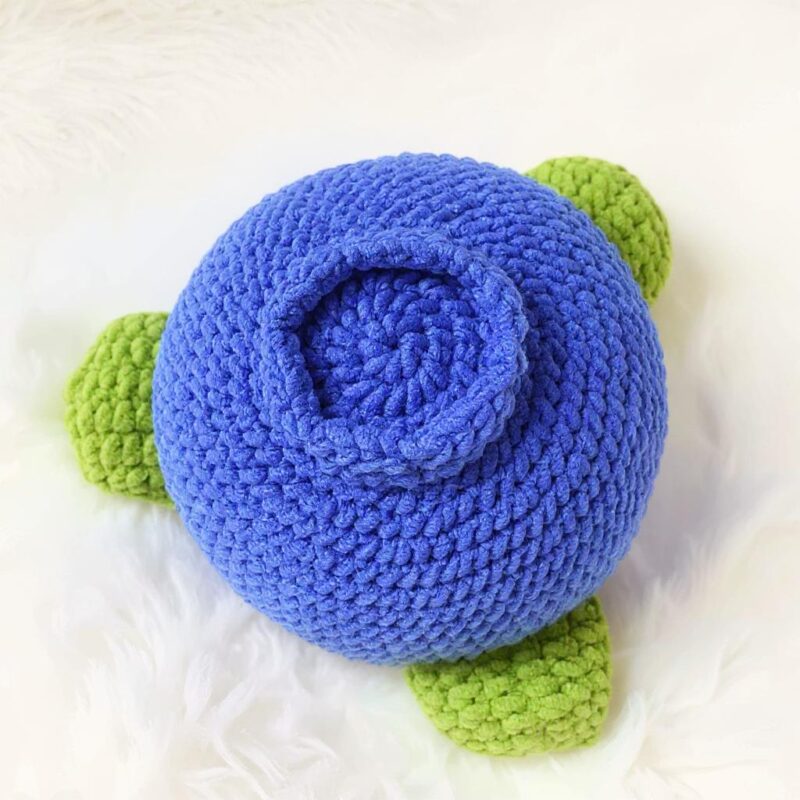 Blueberry Pillow Amigurumi Crochet Pattern - Cute & Cozy - DIY Stuffed Fruit Cushion - Instant Download PDF - Image 5