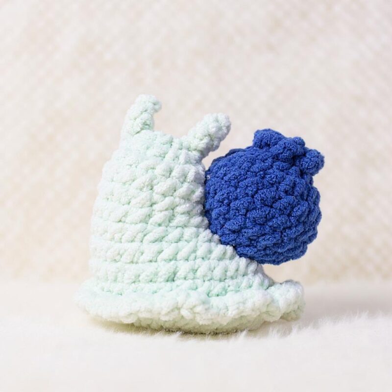 Blueberry Snail Amigurumi Crochet Pattern - Adorable DIY Stuffed Animal Toy - Instant Download PDF - Image 3