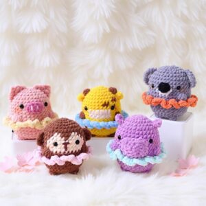 Bouncing Ballerinas Amigurumi Crochet Pattern Bundle - Adorable DIY Stuffed Dolls - Instant Download PDF