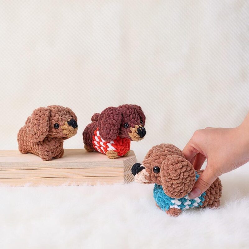 Bouncy Dog Buddies Amigurumi Crochet Pattern Bundle - Adorable DIY Stuffed Animal Toys - Instant Download PDF - Image 2