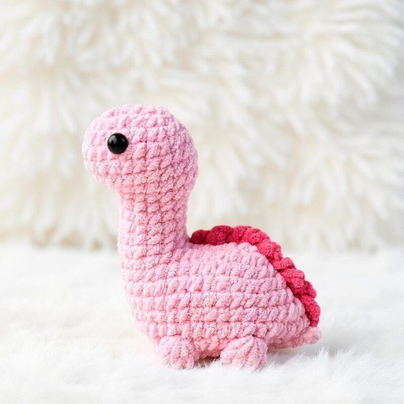 Brachiosaurus Amigurumi Crochet Pattern - No-Sew - DIY Stuffed Dinosaur Toy - Instant Download PDF