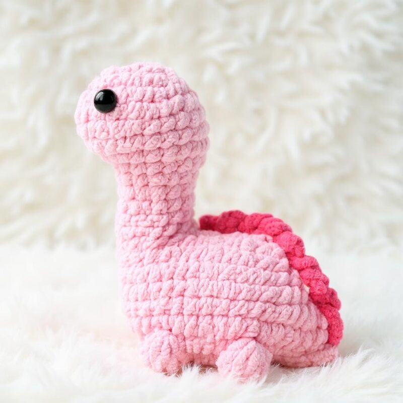 Brachiosaurus Amigurumi Crochet Pattern - No-Sew - DIY Stuffed Dinosaur Toy - Instant Download PDF - Image 5