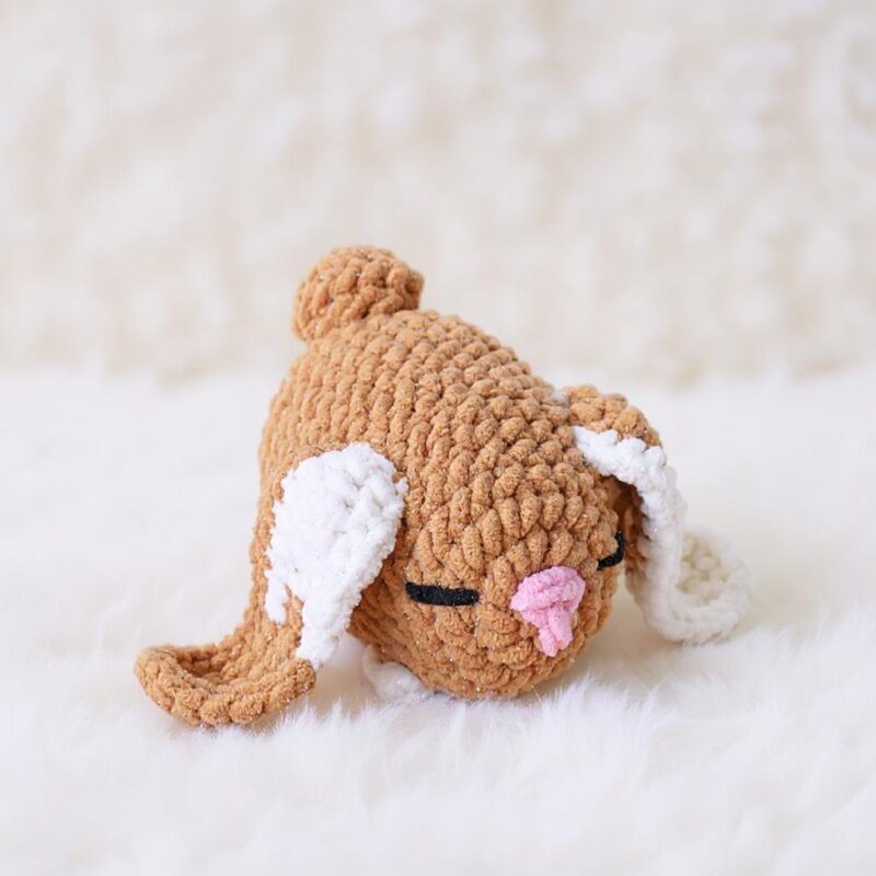 Brown Bunny Amigurumi Crochet Pattern - Adorable DIY Stuffed Animal Toy - Instant Download PDF