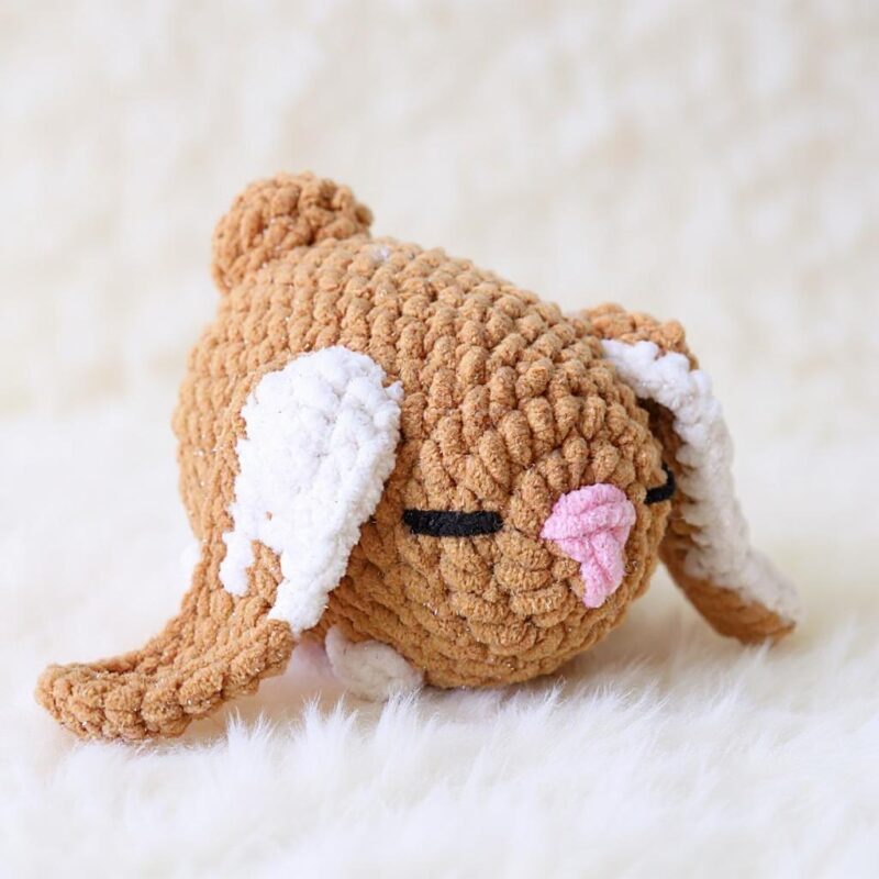 Brown Bunny Amigurumi Crochet Pattern - Adorable DIY Stuffed Animal Toy - Instant Download PDF - Image 2