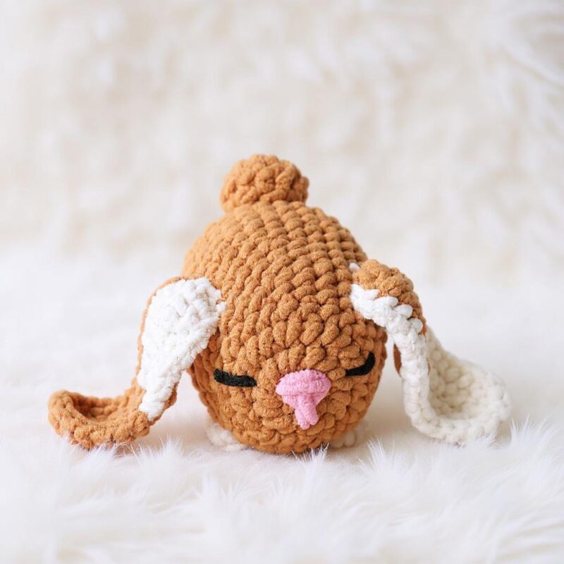 Brown Bunny Amigurumi Crochet Pattern - Adorable DIY Stuffed Animal Toy - Instant Download PDF - Image 3