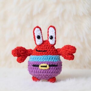 Bubble Crab Amigurumi Crochet Pattern - Adorable DIY Stuffed Animal Toy - Instant Download PDF