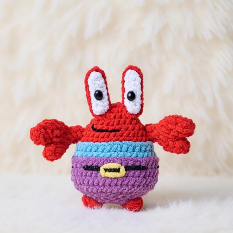 Bubble Crab Amigurumi Crochet Pattern - Adorable DIY Stuffed Animal Toy - Instant Download PDF