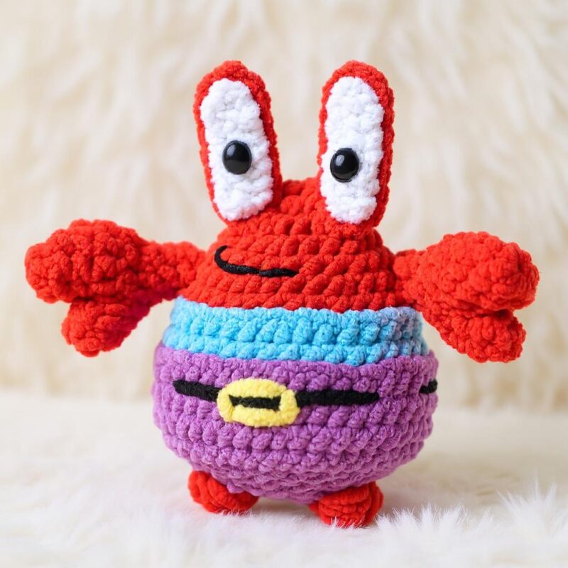 Bubble Crab Amigurumi Crochet Pattern - Adorable DIY Stuffed Animal Toy - Instant Download PDF - Image 3