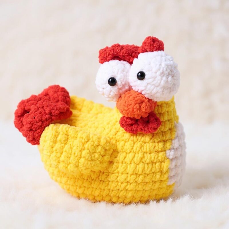 Googly-Eyed Chick Amigurumi Crochet Pattern - Adorable DIY Stuffed Animal Toy - Instant Download PDF - Image 2