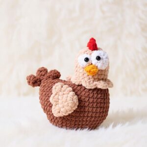Hen Amigurumi Crochet Pattern - Quirky DIY Stuffed Animal Toy - Instant Download PDF