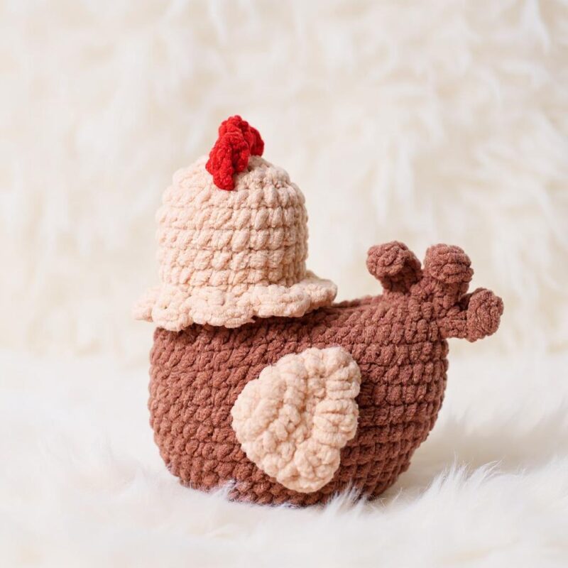 Hen Amigurumi Crochet Pattern - Quirky DIY Stuffed Animal Toy - Instant Download PDF - Image 5