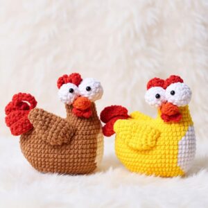 Rooster Amigurumi Crochet Pattern - Quirky DIY Stuffed Animal Toy - Instant Download PDF
