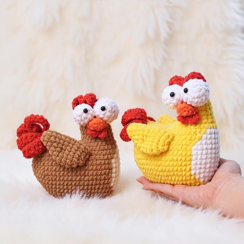 Rooster Amigurumi Crochet Pattern - Quirky DIY Stuffed Animal Toy - Instant Download PDF - Image 2