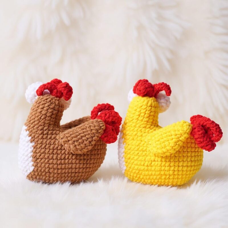 Rooster Amigurumi Crochet Pattern - Quirky DIY Stuffed Animal Toy - Instant Download PDF - Image 5