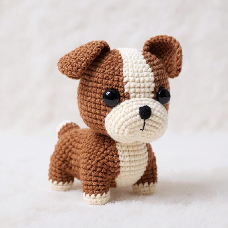 Bulldog Amigurumi Crochet Pattern - Adorable DIY Stuffed Animal Toy - Instant Download PDF - Image 2