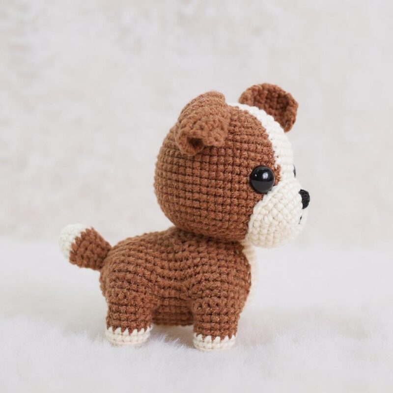 Bulldog Amigurumi Crochet Pattern - Adorable DIY Stuffed Animal Toy - Instant Download PDF - Image 3