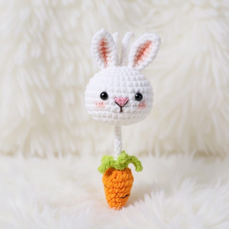 Bunny Bookmark Amigurumi Crochet Pattern - Adorable DIY Animal Bookmark - Instant Download PDF - Image 2