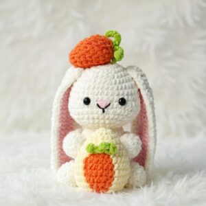 Easter Bunny Playset Amigurumi Crochet Pattern - Adorable DIY Easter Toys - Instant Download PDF