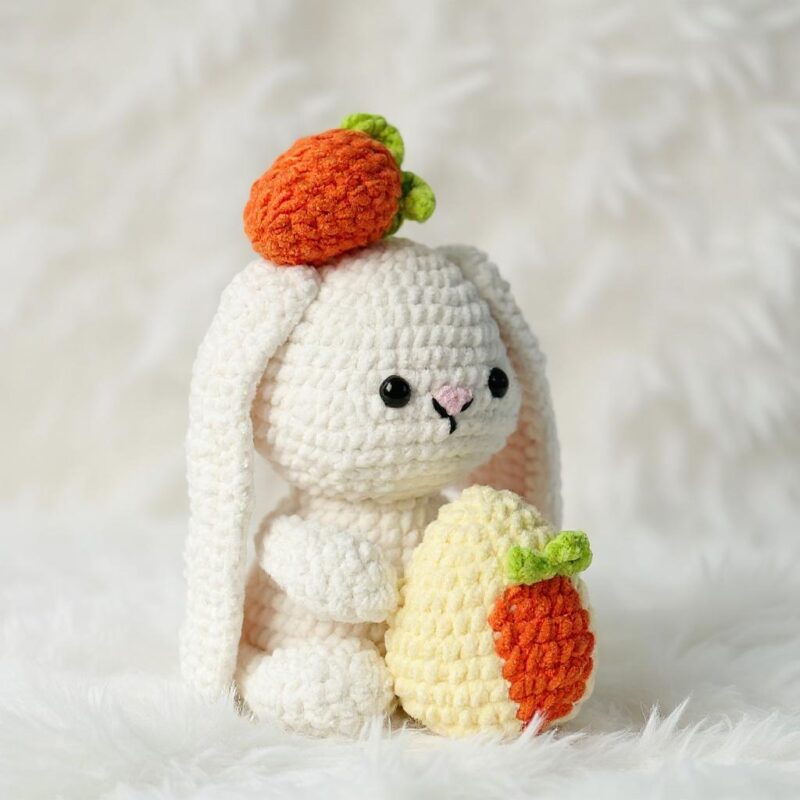 Easter Bunny Playset Amigurumi Crochet Pattern - Adorable DIY Easter Toys - Instant Download PDF - Image 2
