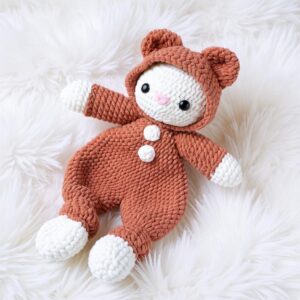Bunny Comforter Amigurumi Crochet Pattern - Cuddly DIY Stuffed Animal Toy - Instant Download PDF