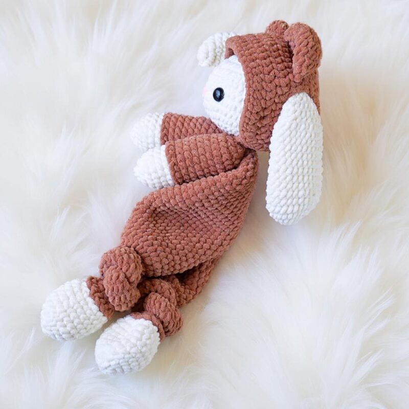 Bunny Comforter Amigurumi Crochet Pattern - Cuddly DIY Stuffed Animal Toy - Instant Download PDF - Image 4