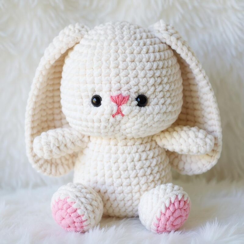 Bunny Amigurumi Crochet Pattern - Adorable DIY Stuffed Animal Toy - Instant Download PDF - Image 3