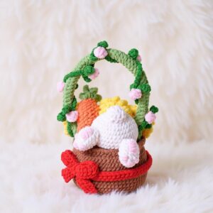 Garden Bunny Amigurumi Crochet Pattern - Adorable DIY Stuffed Animal Toy - Instant Download PDF