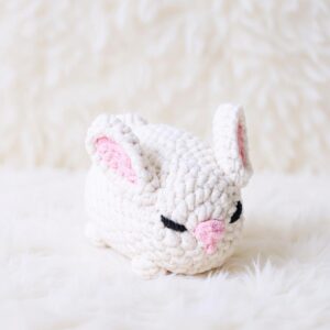 Bunny Mochi Amigurumi Crochet Pattern - Adorable DIY Stuffed Animal Toy - Instant Download PDF