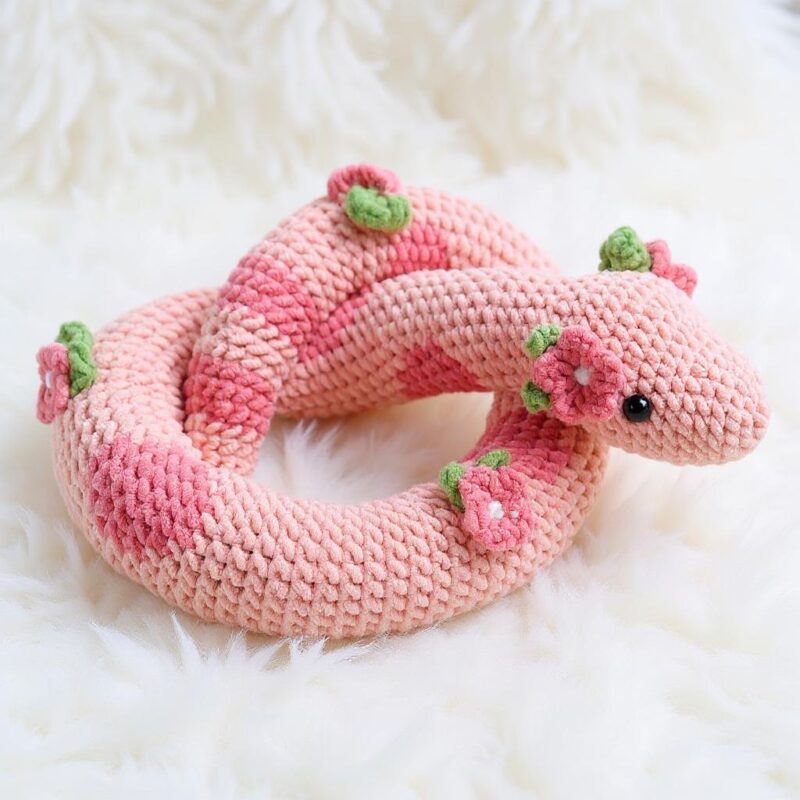 Butterbloom Snakes Amigurumi Crochet Pattern Bundle - Adorable DIY Stuffed Animal Toys - Instant Download PDF - Image 2