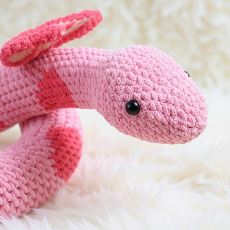 Butterbloom Snakes Amigurumi Crochet Pattern Bundle - Adorable DIY Stuffed Animal Toys - Instant Download PDF - Image 5