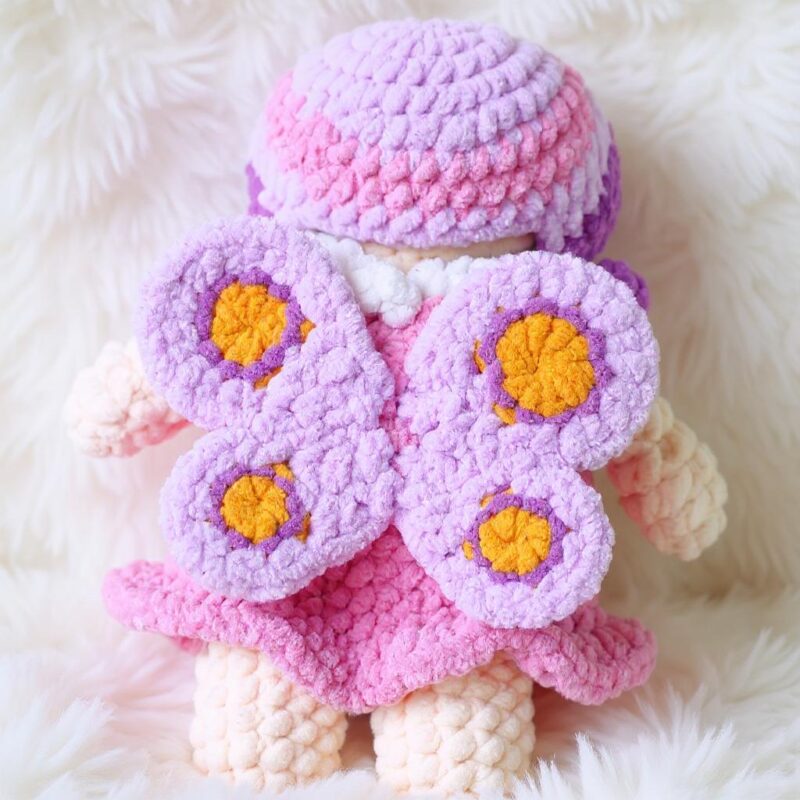 Butterfly Cat Amigurumi Crochet Pattern - Cuddly DIY Stuffed Animal Toy - Instant Download PDF - Image 5