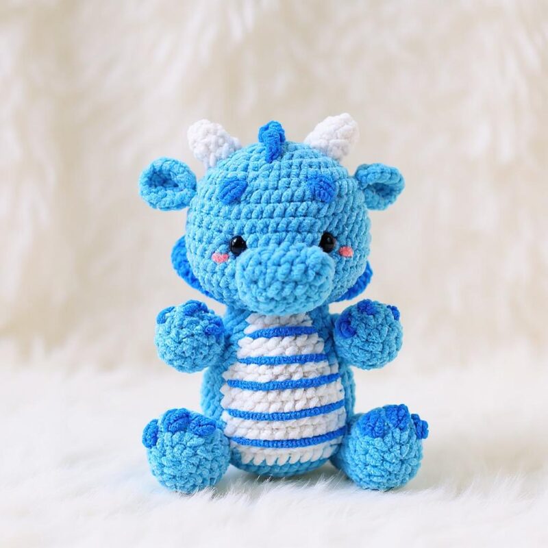 Butterfly Dragon Amigurumi Crochet Pattern - Enchanting DIY Stuffed Animal Toy - Instant Download PDF - Image 2