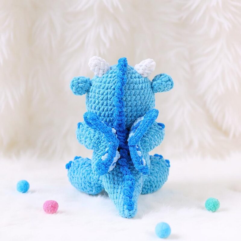 Butterfly Dragon Amigurumi Crochet Pattern - Enchanting DIY Stuffed Animal Toy - Instant Download PDF - Image 5