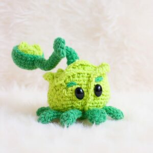 Cabbage-Pult Amigurumi Crochet Pattern - Playful DIY Stuffed Plant Toy - Instant Download PDF