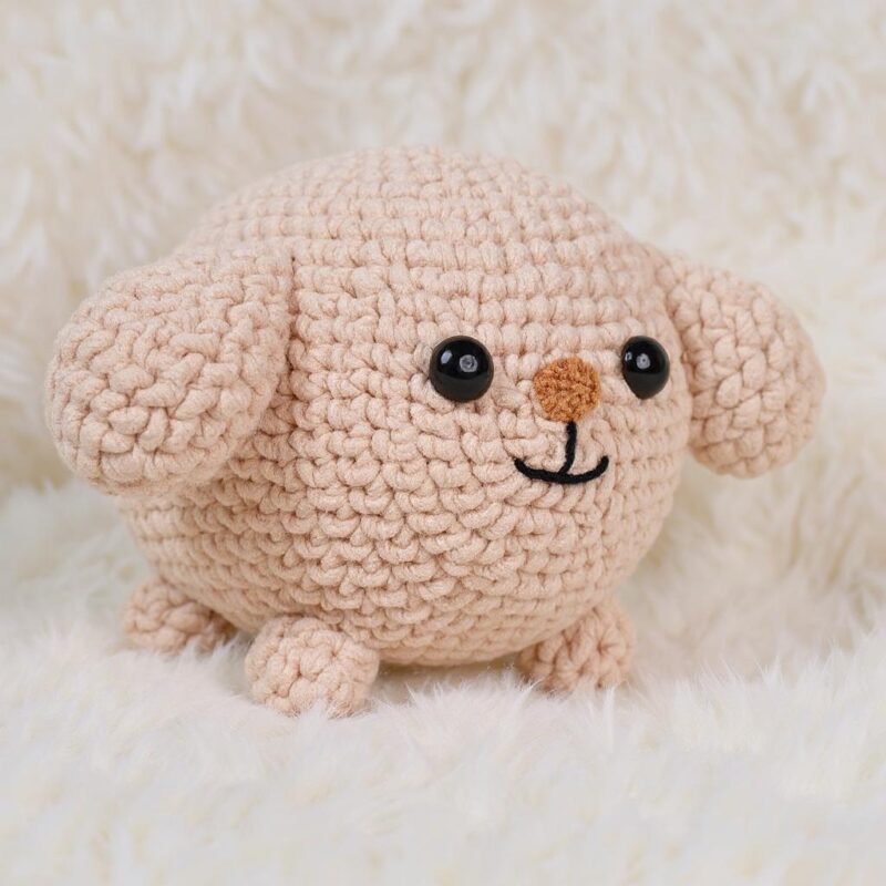 Caboodle Puppy Amigurumi Crochet Pattern - Adorable DIY Stuffed Animal Toy - Instant Download PDF - Image 3