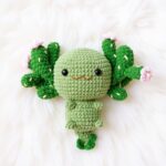 Cactus Axolotl Amigurumi Crochet Pattern - Adorable DIY Stuffed Animal Toy - Instant Download PDF