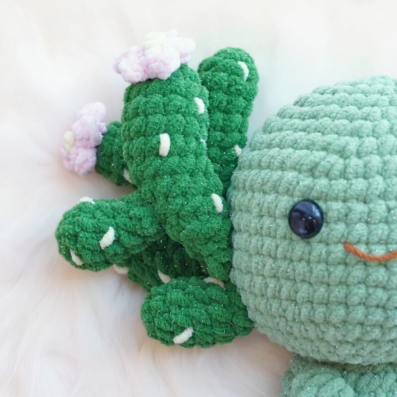 Cactus Axolotl Amigurumi Crochet Pattern - Adorable DIY Stuffed Animal Toy - Instant Download PDF - Image 4