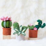 Cactus Bloom Pots Amigurumi Crochet Patterns - Charming DIY Potted Plants - Instant Download PDF