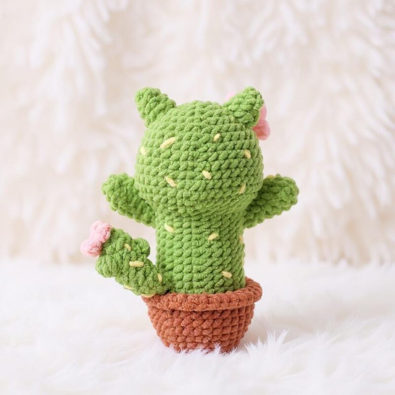 Cactus Cat Amigurumi Crochet Pattern - Adorable DIY Stuffed Animal Toy - Instant Download PDF - Image 6