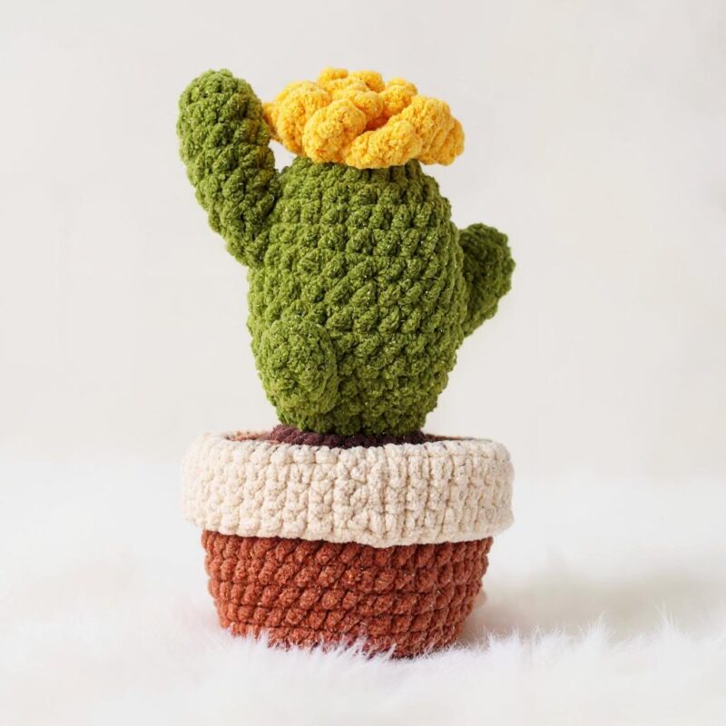 Cactus Amigurumi Crochet Pattern - Adorable DIY Potted Plant - Instant Download PDF - Image 2