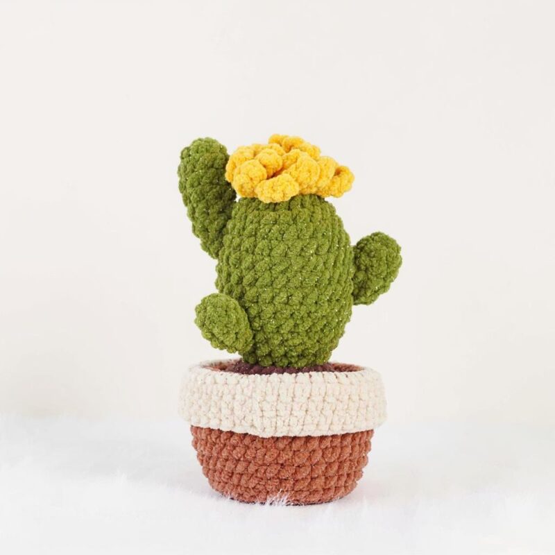 Cactus Amigurumi Crochet Pattern - Adorable DIY Potted Plant - Instant Download PDF - Image 3