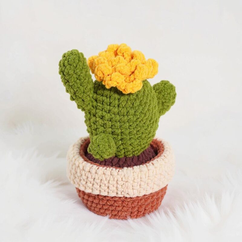 Cactus Amigurumi Crochet Pattern - Adorable DIY Potted Plant - Instant Download PDF - Image 4