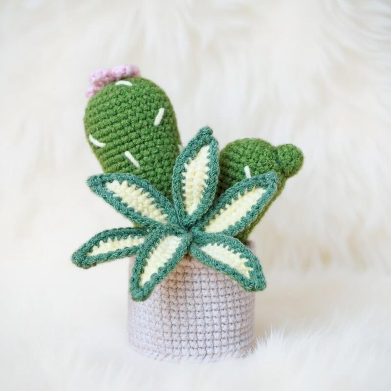 Sweetie Cactus Amigurumi Crochet Pattern - Adorable DIY Potted Plant Toy - Instant Download PDF - Image 2